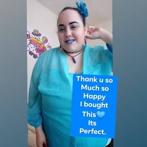 Simply Emma NWT Sheer Ombré Blouse & Liner Top 2X